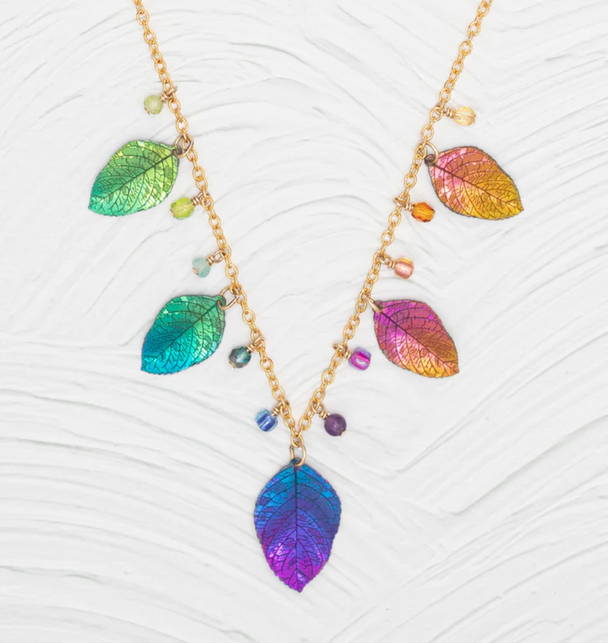 Healing Elm Leaf Necklace