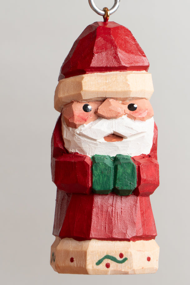 Flat Plane Santa Ornament