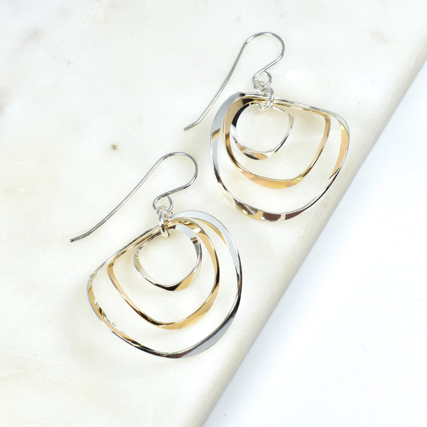 Mixed Metal Earring