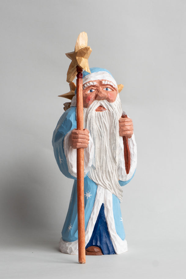 Blue Star Santa