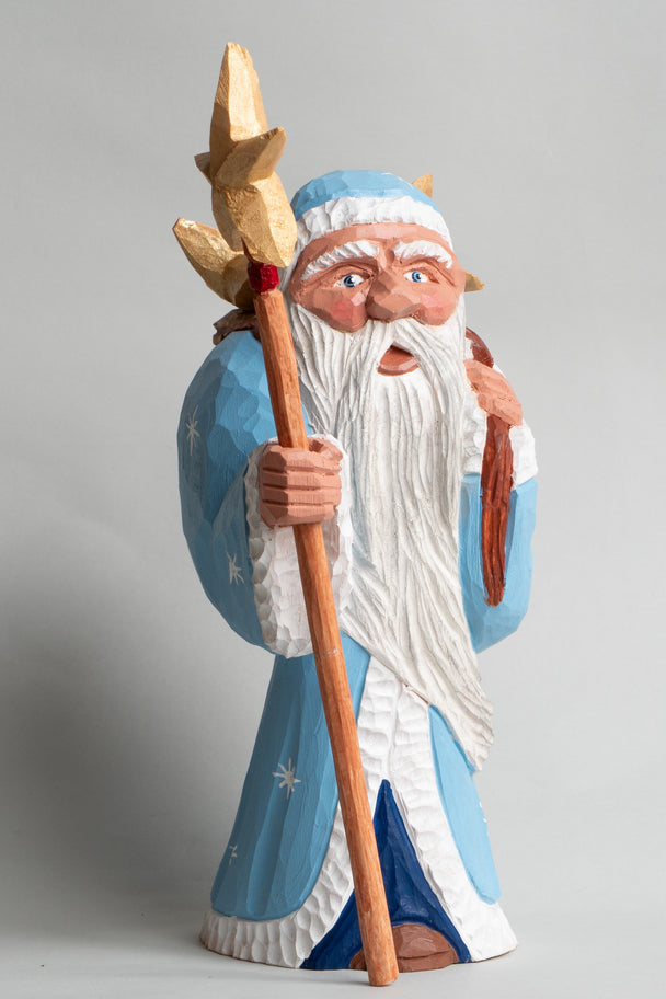 Blue Star Santa