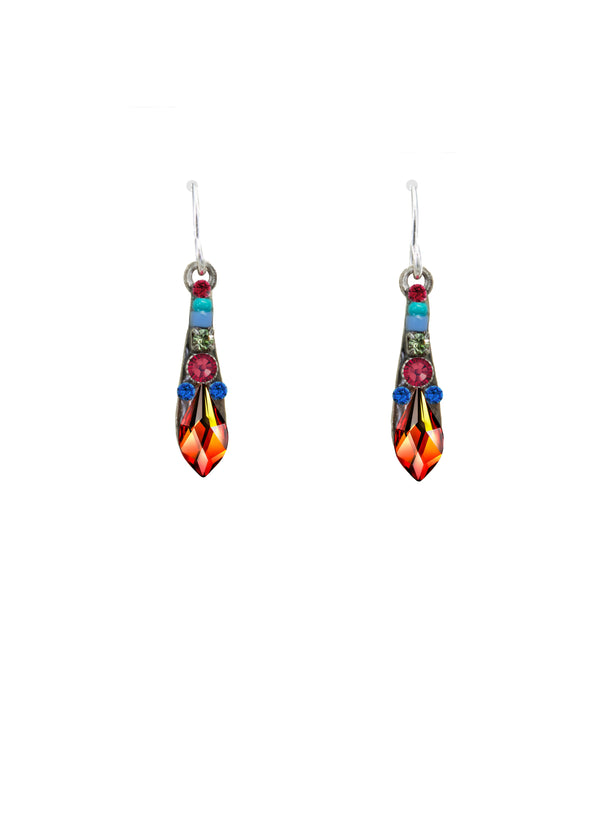 Gazelle Medium Drop Earrings Multicolor