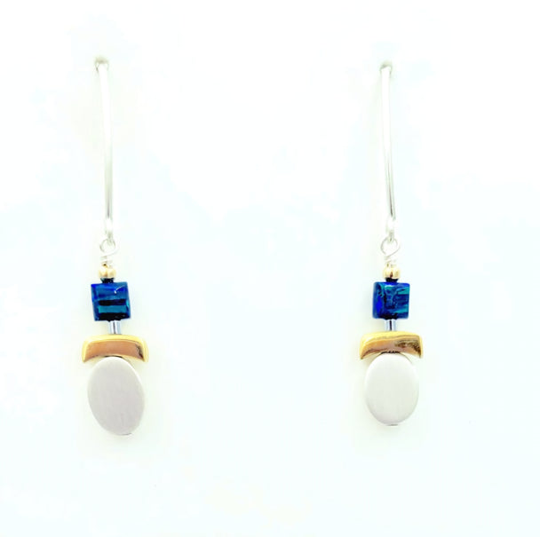 Blue Opal Earrings
