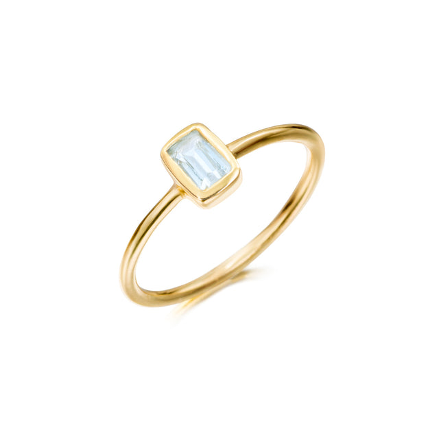 Blue Topaz Shade Ring