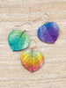 Aspen Earrings Teal/Purple