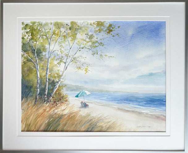 Beach Day on Lake Michigan Drive