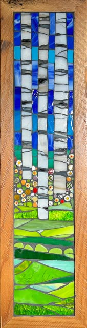 Birch Grove Mosaic Window