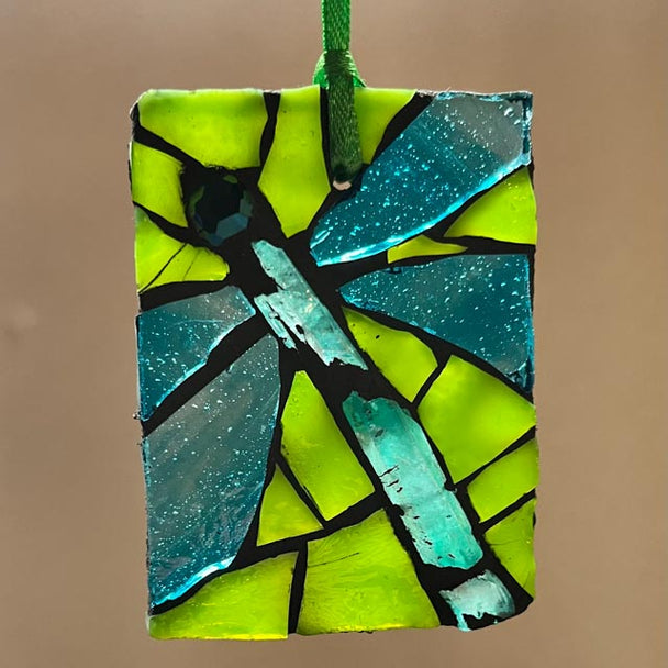 Blue Dragonfly Ornament