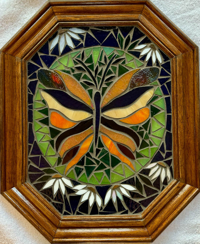 Butterfly Mosaic Window