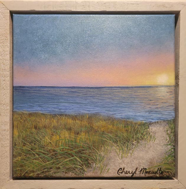 Sunset Over the Grasses