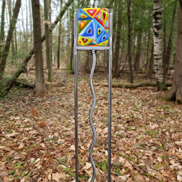 Wild Glass Garden Stake