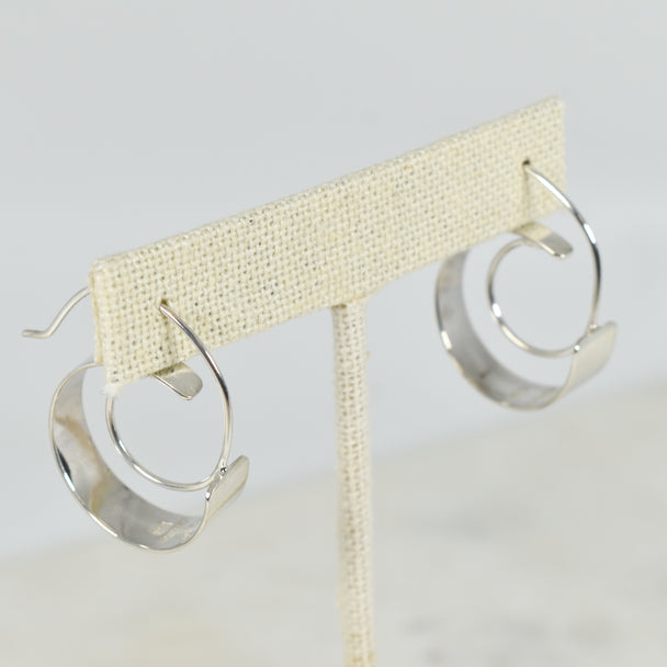 Small Double Hoop Earrings