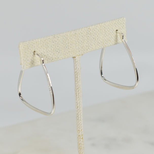 Triangle Hoop Catch Earrings