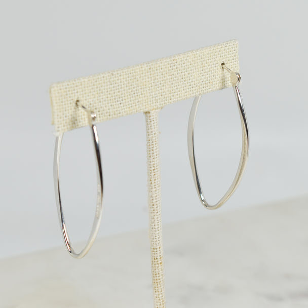 Marquis Hoop Catch Earrings