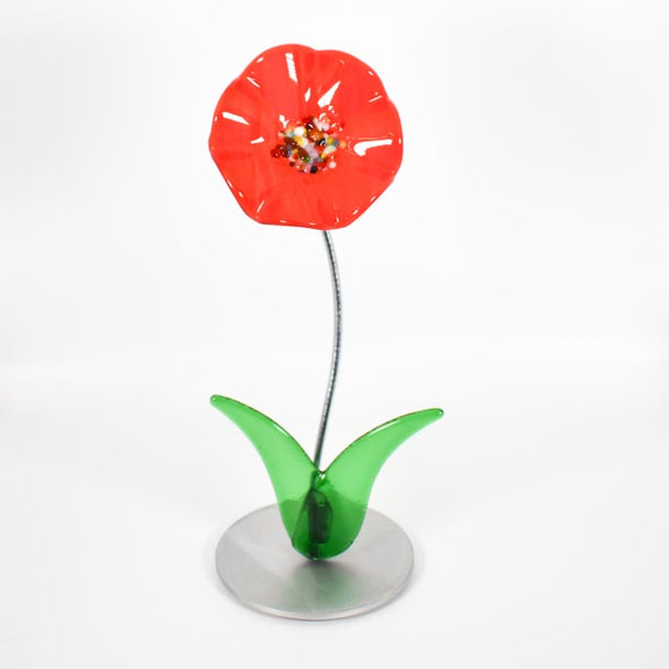 Flower with Magnetic Leaf Base