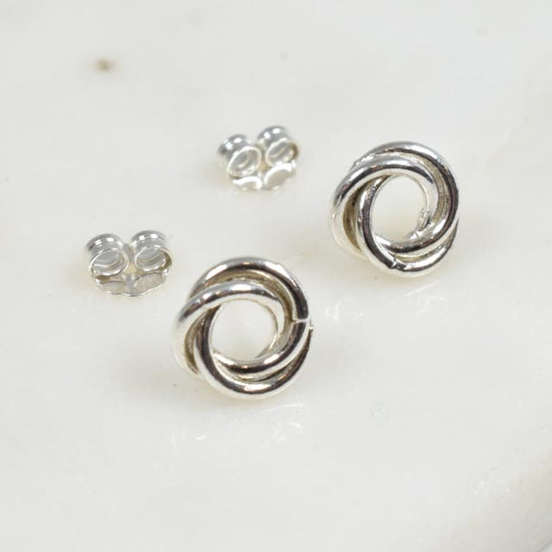 Twisted Silver Studs