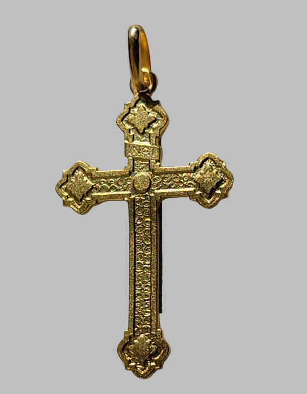 Rinascimentale Cross 14K Gold Pendant