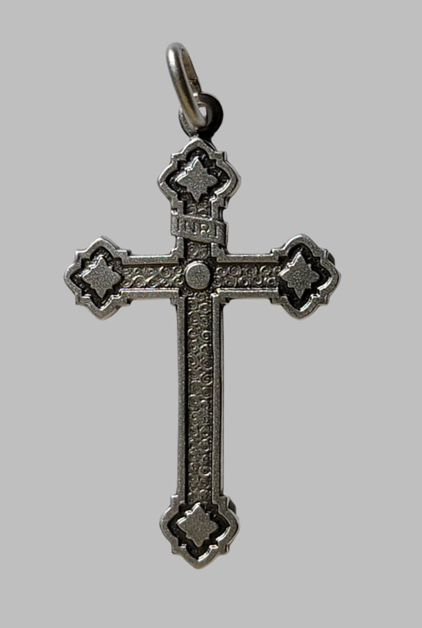 Large Silver Rinascimentale Cross Pendant