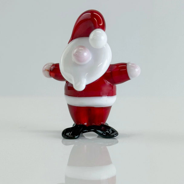 Small Standing Murano Glass Santa
