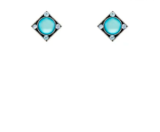 Moonlight Rainbow Stud Post Earrings