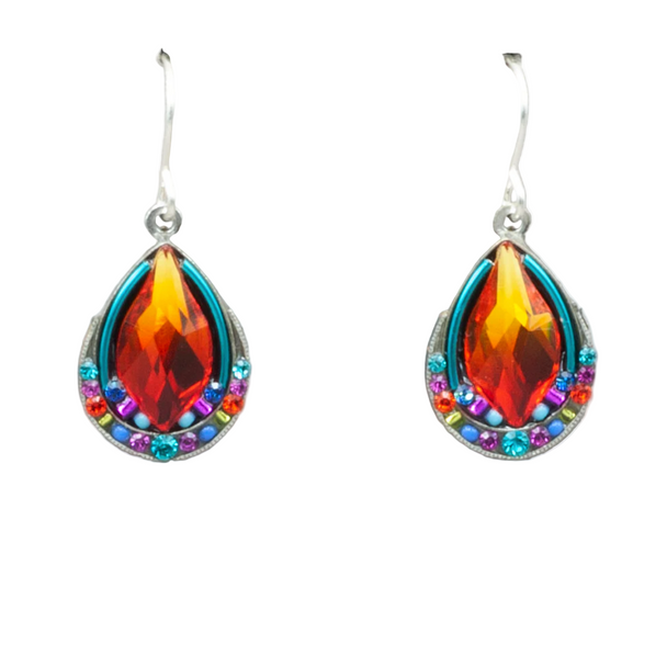 Contessa Wide Drop Earrings