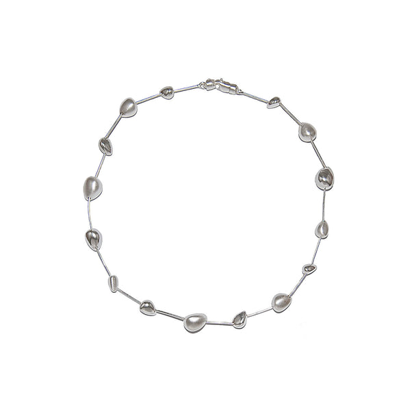 Silver Stones Necklace