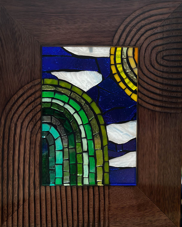 Green Hill Mosaic Window