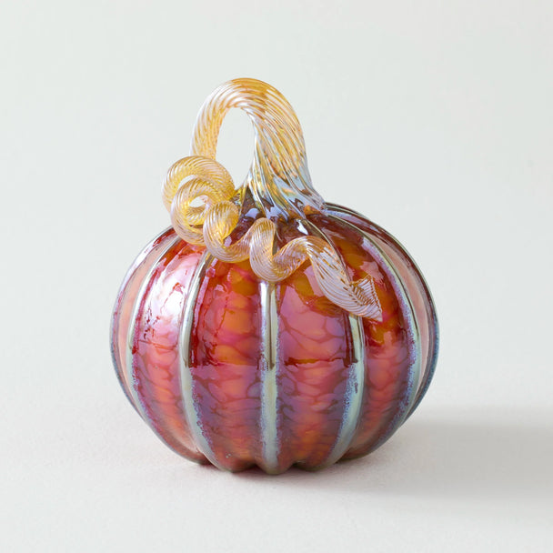 Harvest with Gold Stripes Pumpkin