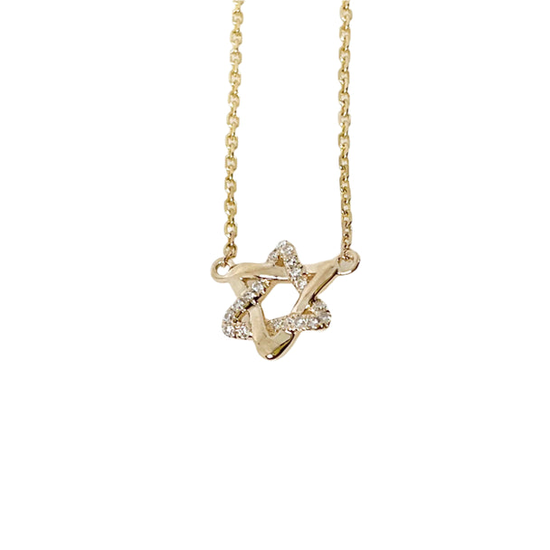 Star of David Stationary Necklace
