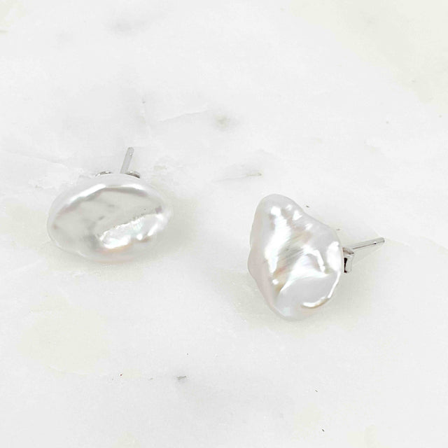 Freshwater Baroque Pearl Earrings