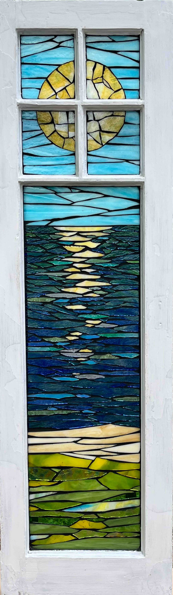 Sunny Days Ahead Mosaic Window