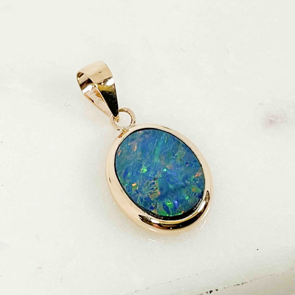 Oval Opal Pendant