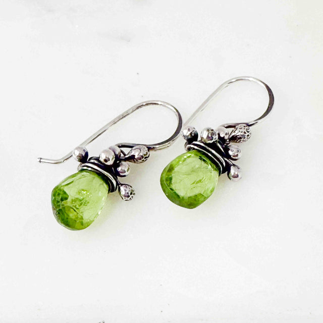 Peridot Tiny Swarm Earrings