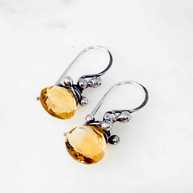 Citrine Tiny Swarm Earrings