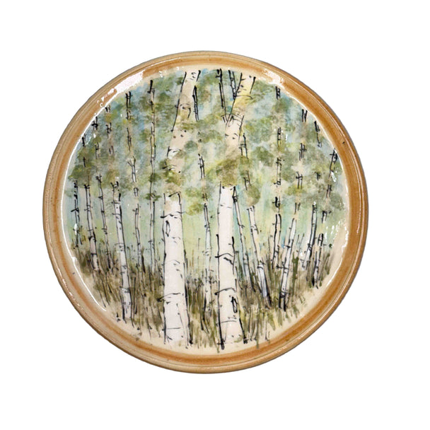 11" Birch Tree Plate