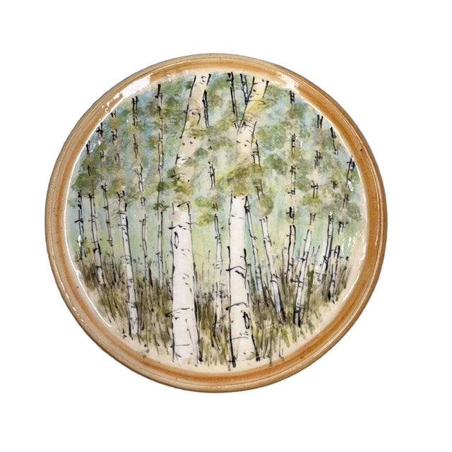 11" Birch Tree Plate