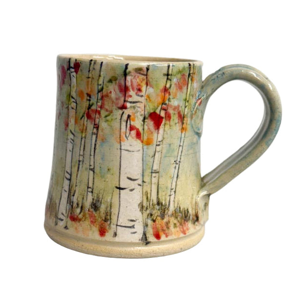 Fall Birch Tree Mug