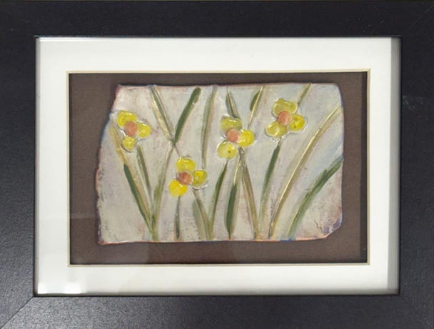 Lil Framed Ceramic Flowers
