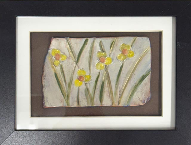 Lil Framed Ceramic Flowers