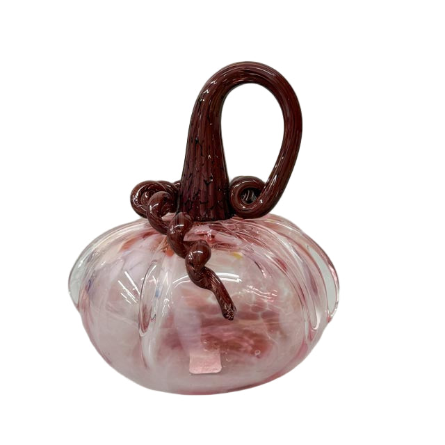 Pink Panther Glass Pumpkin
