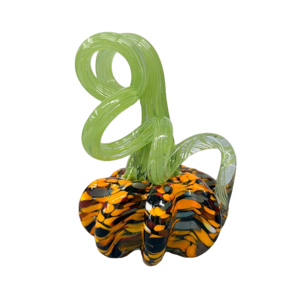 Fall Leaves Mini Solid Pumpkin