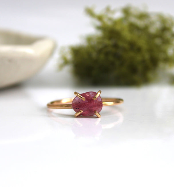 Prong Set Sapphire Ring