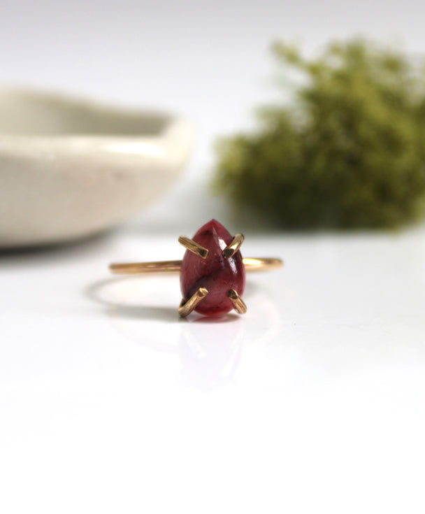 Prong Set Ruby Ring
