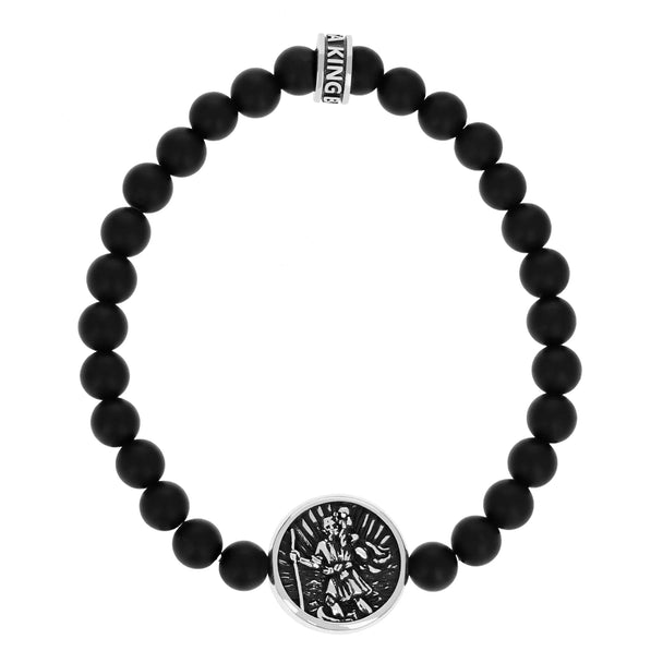Saint Christopher Beaded Bracelet