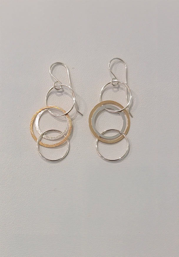 Mixed Metal Earrings