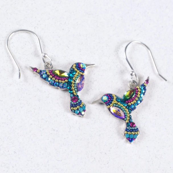 Hummingbird Drop Earrings