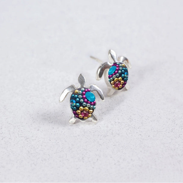Small Swimming Turtle Studs