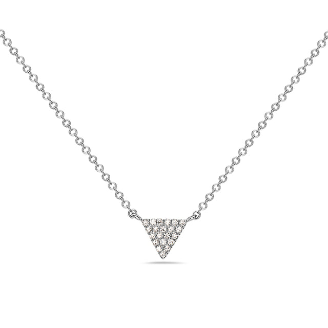 Diamond Triangle Necklace