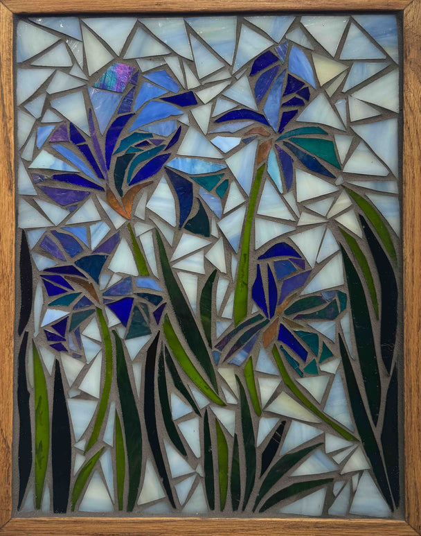 Iris Mosaic Window