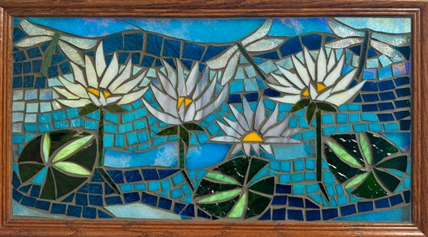 Lilies Mosaic Window